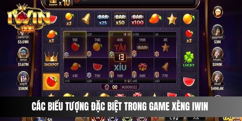 Các biểu tượng đặc biệt trong game Xèng IWIN 